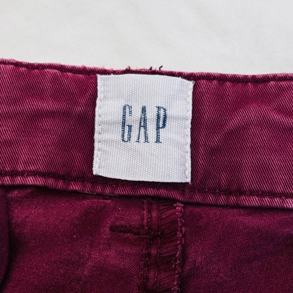 Burgundy Girlfriend Chinos from the Gap - Picture 5 of 6